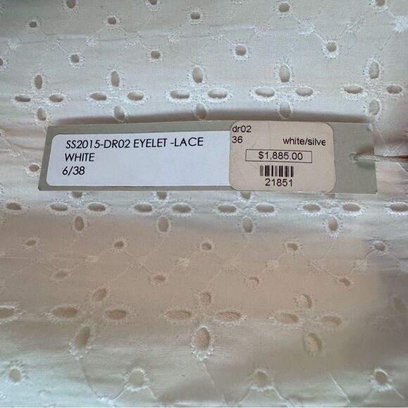 🤍 NWT Sophie Theallet Eyelet & Lace Dress – SS2015 – $1,885 Retail 🤍 - Picture 4 of 4